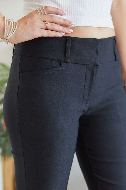 ADORA Mid Rise Skinny Pants - Whispering Desires Shoppe