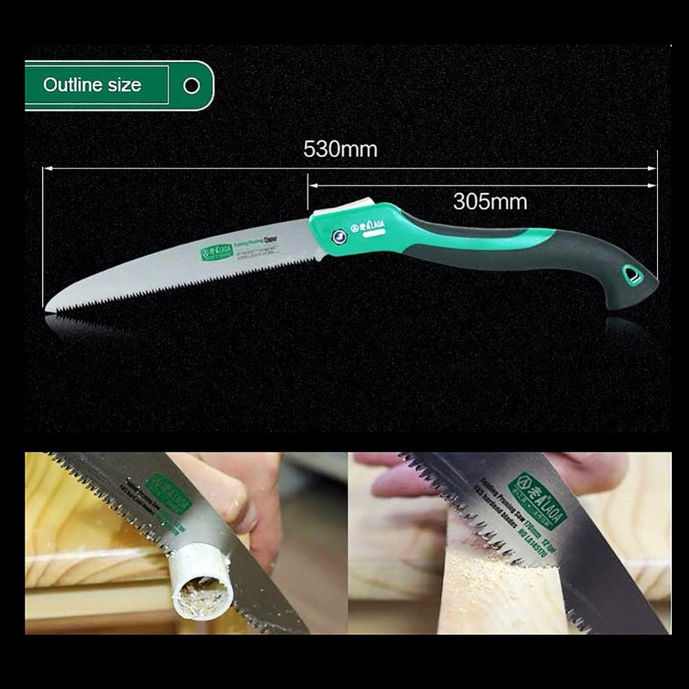 LAOA Camping Foldable Saw Portable Secateurs Gardening Pruner 10 Inch Tree Trimmers  Camping Tool for Woodworking Saw Trees eprolo