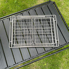 IGT Stainless Steel Folding Basket: Drain & Wash, Ideal Camping Table Accessory. eprolo