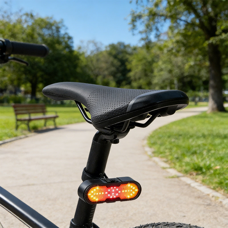 Wireless Remote Bike Tail Light with Turn Signal & Horn, USB-C Rechargeable Safety Warning Light eprolo