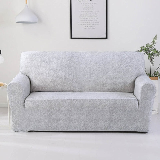Stretch Sofa Covers Furniture Protector Polyester Loveseat Couch Cover l 1/2/3/4-seater Arm Chair Cover for Living Room eprolo