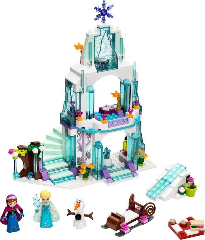 Frozen Snow World Series The Elsa`s Magical Ice Castle Set girls Building Blocks Bricks Toys Girl friend compatible 41148 eprolo