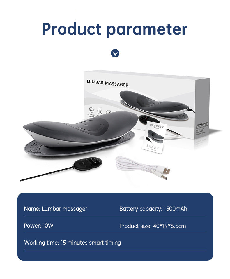 Lumbar Traction Massager | Inflatable Hot Compress Pain Relief - Whispering Desires Shoppe
