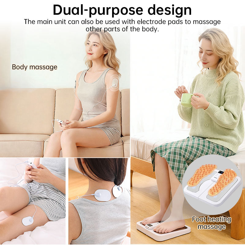 Folding USB-C Rechargeable Foot Massager with Multi-Mode Acupoint Stimulation, Portable Meridian Activation Device D238 eprolo