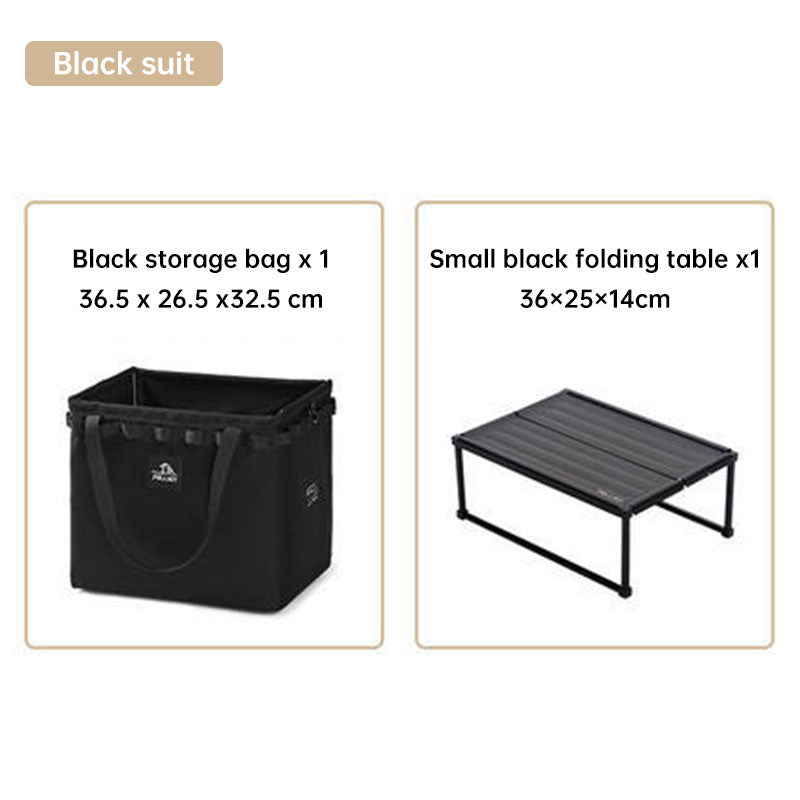 Outdoor Camping Portable Folding Storage Bag Equipment Tent Camping Cutlery Square Organizer Box eprolo