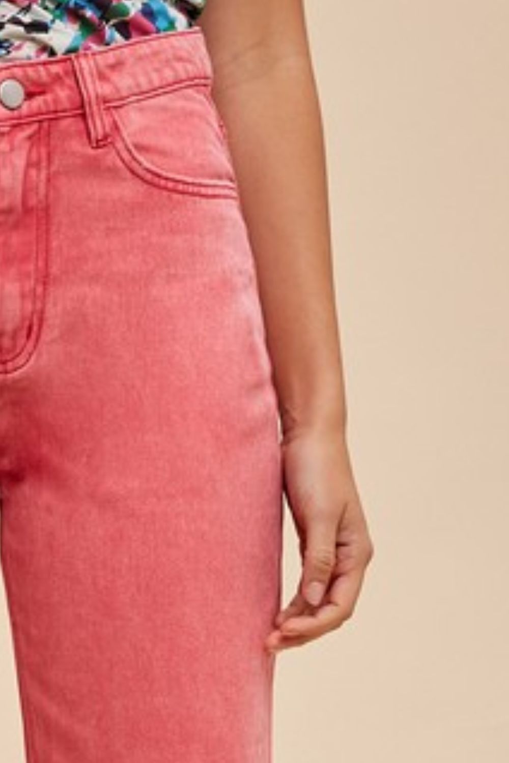 Annie Wear Distressed Raw Hem Jeans - Whispering Desires Shoppe