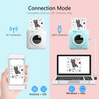 Pocket Portable Label Printer Home Bluetooth Thermal Sticker Smart - Whispering Desires Shoppe