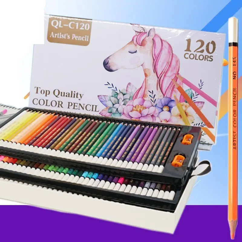 120 color colored pencils - Whispering Desires Shoppe