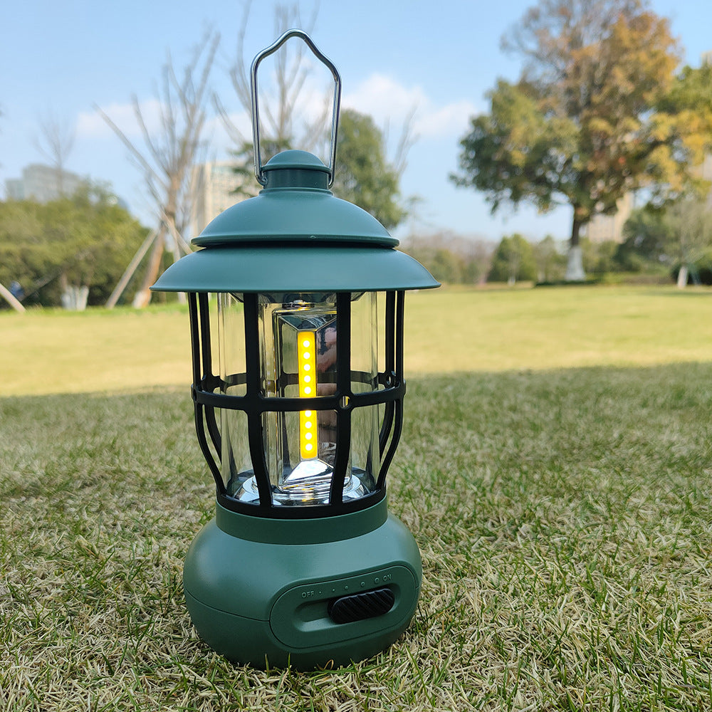 Camping Ligjt Outdoor  Ambience Lighting Camping Light Vintage Horse Light Gift USB Charging Tent Camp Lamp eprolo