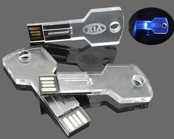 Transparent luminous USB - Whispering Desires Shoppe