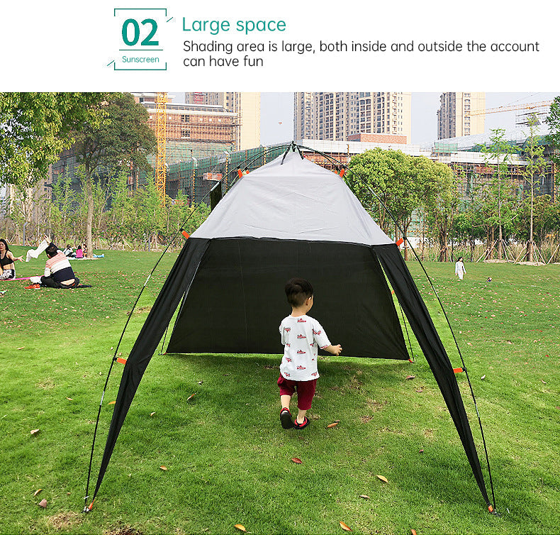 Pop Up Beach Tent Sun Shade Shelter Anti-UV Shelter Fully Automatic Folding Camping Tent eprolo