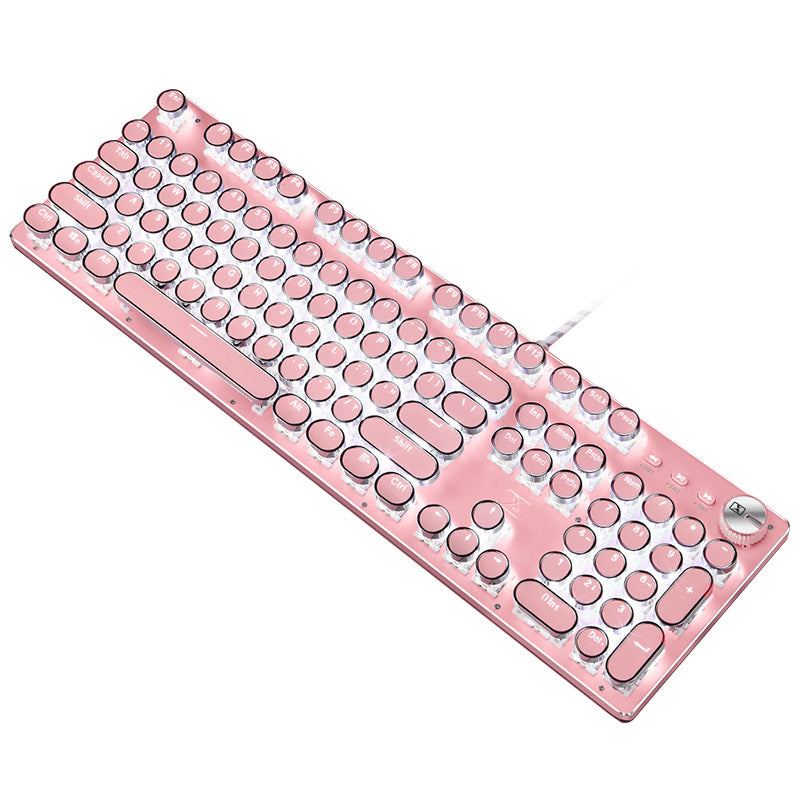 Steampunk Style Typewriter Mechanical Keyboard - Whispering Desires Shoppe