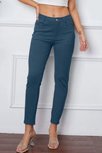 StretchyStitch Pocketed Pants — Basic Bae - Whispering Desires Shoppe