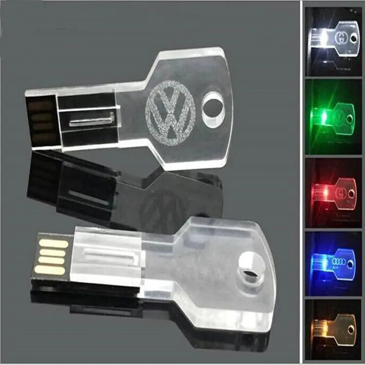 Transparent luminous USB - Whispering Desires Shoppe