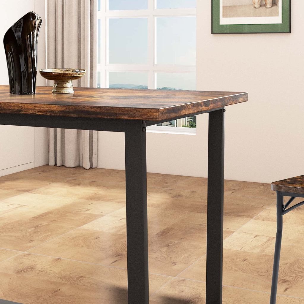 7 Pieces Dining Set 7-Piece Kitchen Table Set Perfect for Kitchen Breakfast Nook Living Room Occasions eprolo