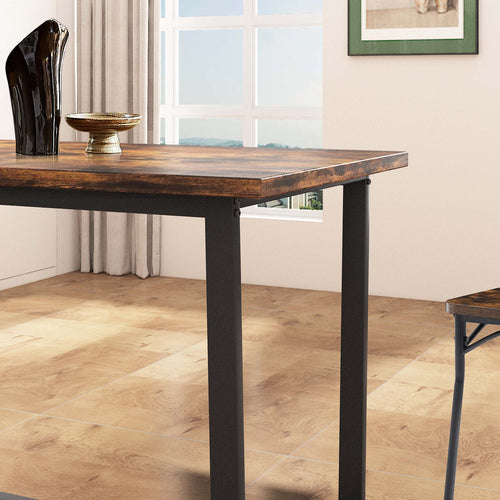 7 Pieces Dining Set 7-Piece Kitchen Table Set Perfect for Kitchen Breakfast Nook Living Room Occasions eprolo