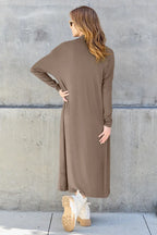 Basic Bae Open-Front Long Sleeve Cover Up - Whispering Desires Shoppe