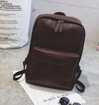 PU men's shoulder bag shoulder bag student bag computer men bag tide - Whispering Desires Shoppe