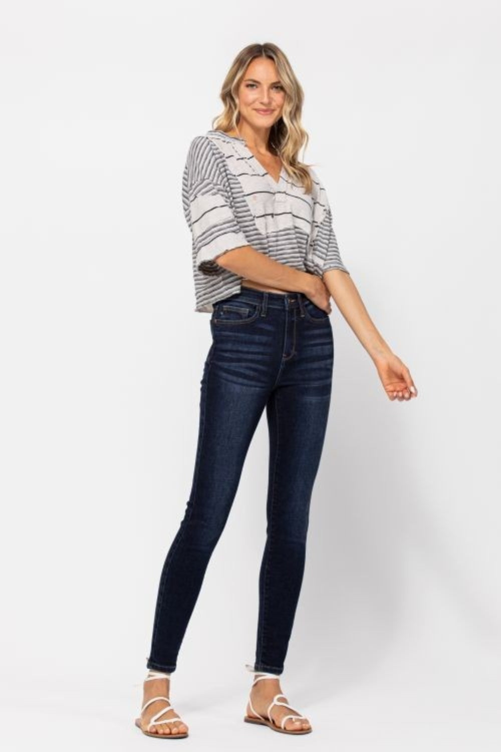 Judy Blue High-Rise Full-Size Skinny Jeans - Whispering Desires Shoppe