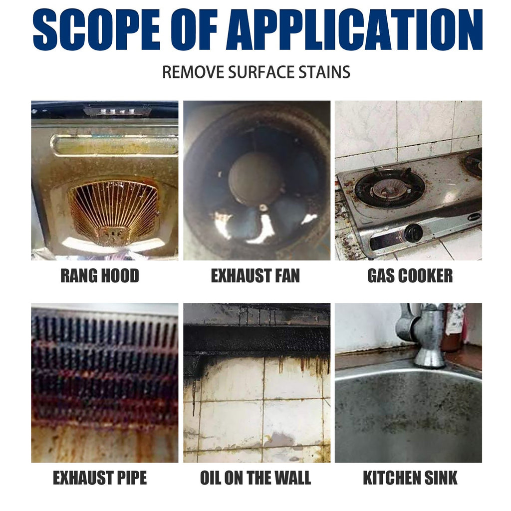 Ouhoe Kitchen Oil Cleaning Effervescent Tablet Household Kitchen Range Hood Oven Cleaning Effervescent Tablet eprolo