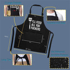 Solid color apron for kitchen and household use waterproof and oil resistant eprolo