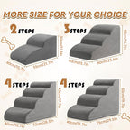 Pet Dog Stair Ramp with Bone Handle – Safe Steps for Elderly Dogs, Couch & Bed Accessibility, Joint Protection eprolo