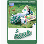 Outdoor lazy inflatable sofa, portable air mattress, single person recliner, camping inflatable bed, camping eprolo