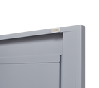 Grey metal kitchen storage cabinet, kitchen pantry storage cabinet with door and shelf, adjustable leveling feet eprolo