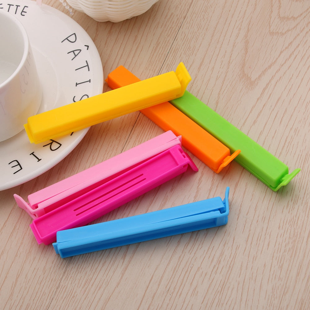 20/10Pcs Portable New Kitchen Storage Food Snack Seal Sealing Bag Clips Sealer Clamp Plastic Tool Kitchen Accessories Wholesale eprolo