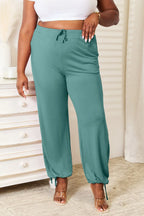 Basic Bae Rayon Drawstring Pants with Pockets - Whispering Desires Shoppe
