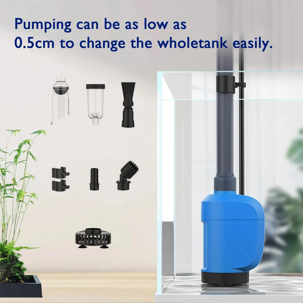 32W Electric Aquarium Gravel Cleaner & Water Changer