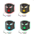 Food grade silicone beauty mask with LED photons home use beauty equipment 7 colors led face mask eprolo