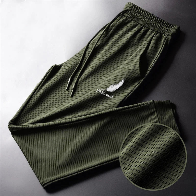 Men's Drawstring Hiking & Running Pants