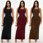 Fashion Women's Sexy Rhinestone High-Waisted Reversible Dress eprolo