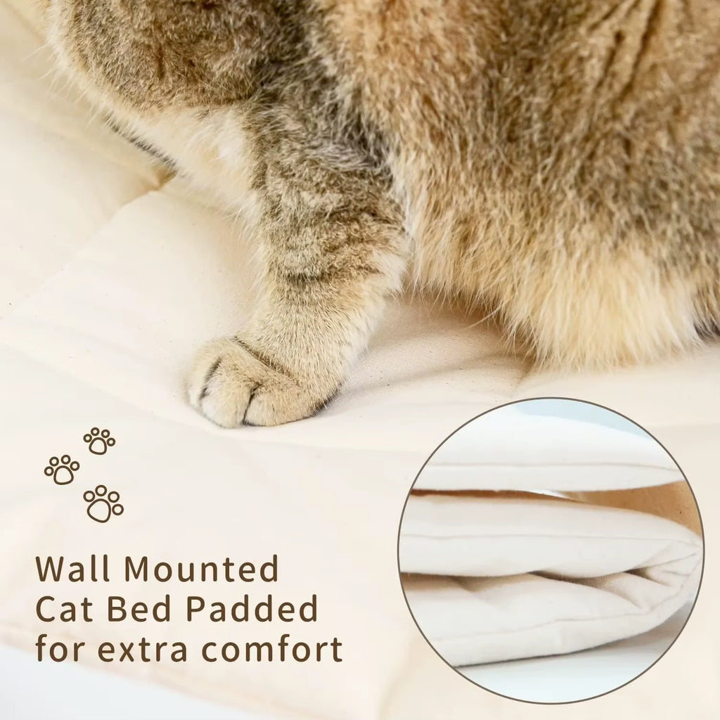Wall-Mounted Cat Hammock & Climbing Shelf Set