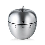 Creative Stainless Steel Kitchen Timer Egg Apple Timer Mechanical Reminder Countdown Kitchen Gadget eprolo
