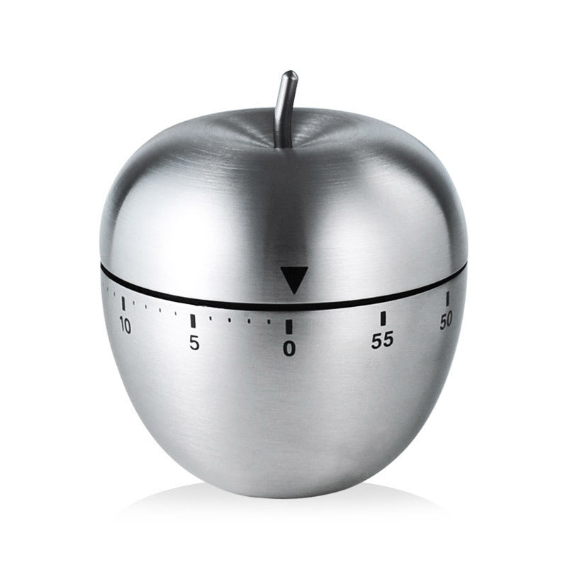 Creative Stainless Steel Kitchen Timer Egg Apple Timer Mechanical Reminder Countdown Kitchen Gadget eprolo