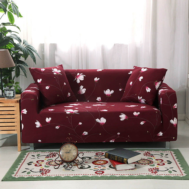 Stretch Sofa Covers Furniture Protector Polyester Loveseat Couch Cover l 1/2/3/4-seater Arm Chair Cover for Living Room eprolo