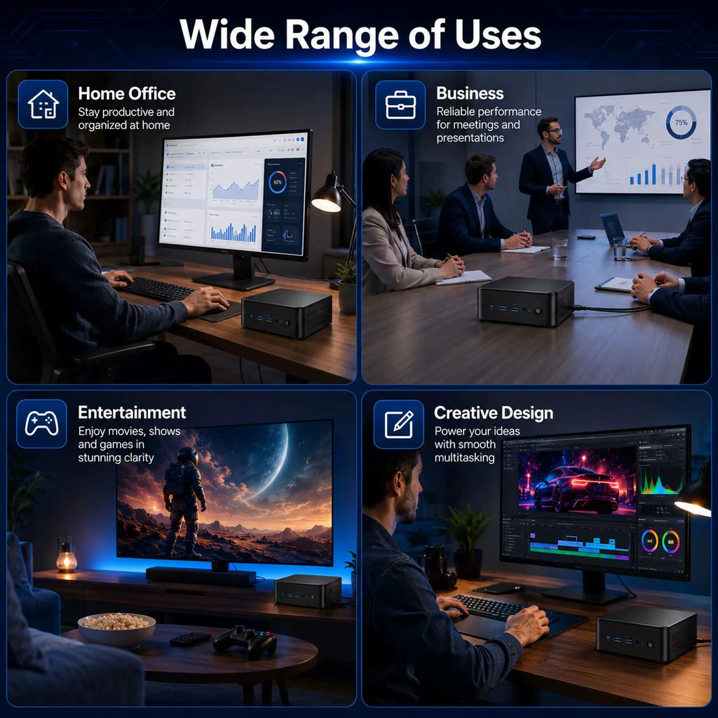 Windows Mini PC — Core i9-8950HK or Core i3-6100U