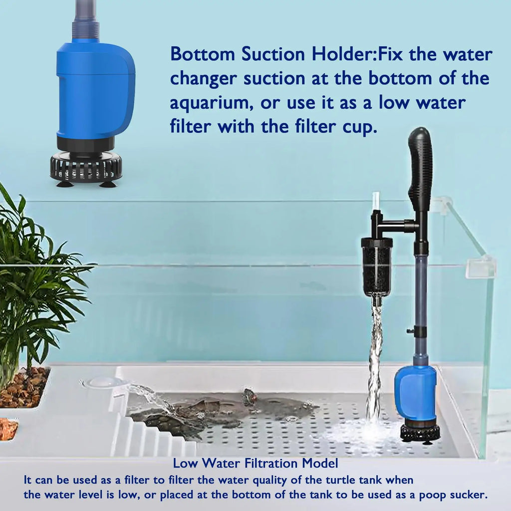 32W Electric Aquarium Gravel Cleaner & Water Changer