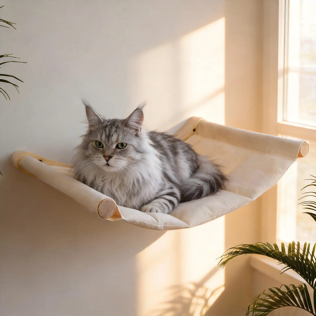 Wall-Mounted Cat Hammock & Climbing Shelf Set