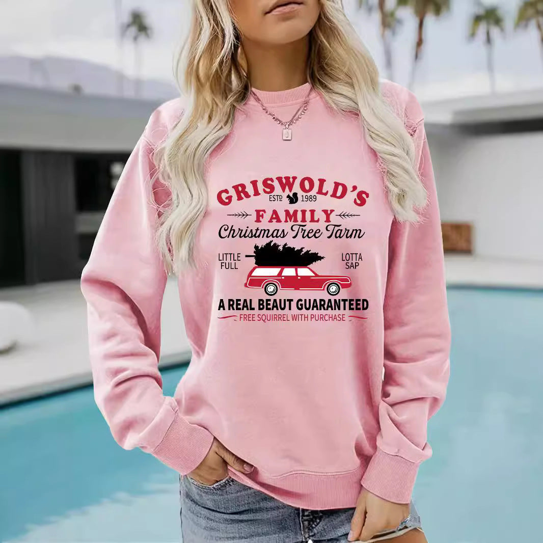 Long sleeved round neck GRISWOLD S printed pullover sweatshirt eprolo