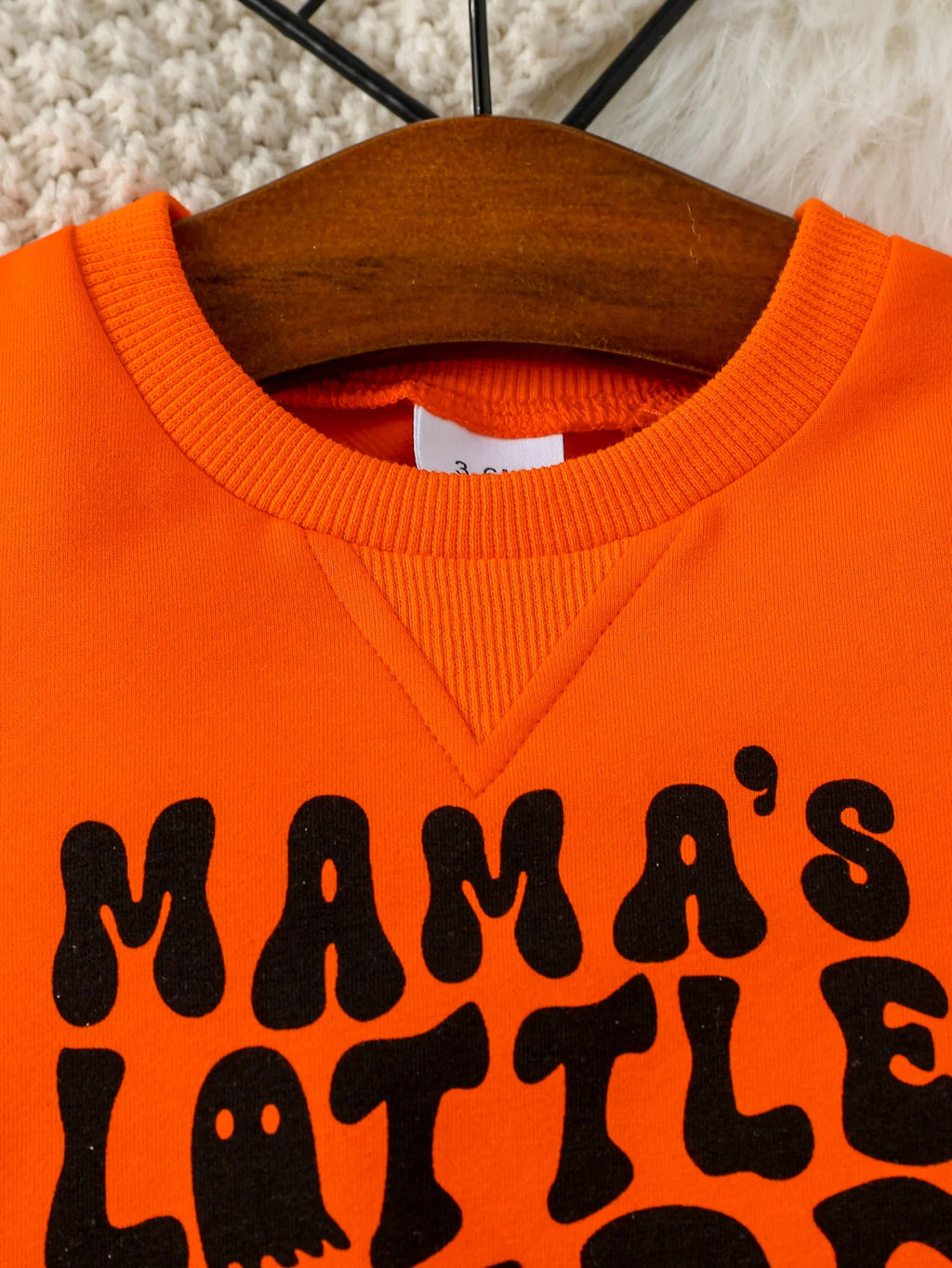 Baby Letter-Print Sweatshirt and Pants Set