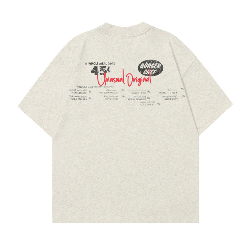 Camping printed men's and women's loose T-shirt eprolo