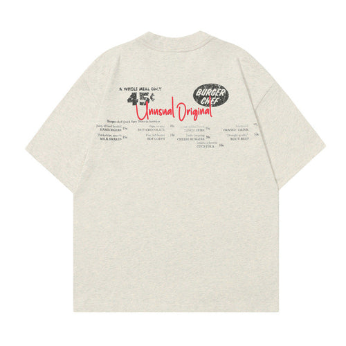 Camping printed men's and women's loose T-shirt eprolo