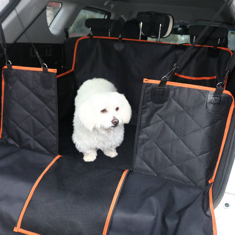 Dog Car Hammock Seat Cover, Waterproof 600D Oxford Fabric Pet Seat Protector for Back Seat, Scratch Proof & Anti-Slip eprolo