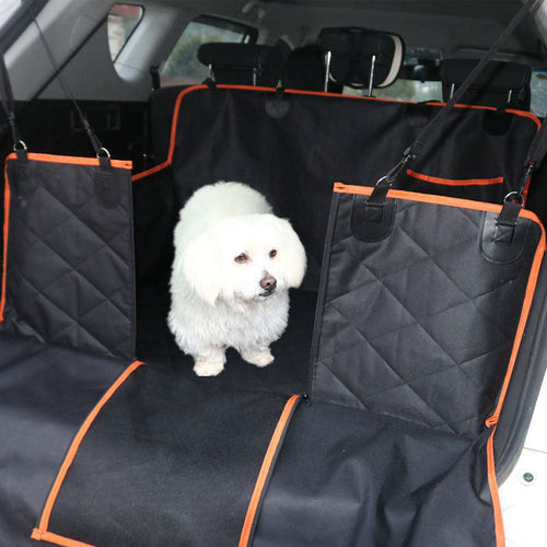Dog Car Hammock Seat Cover, Waterproof 600D Oxford Fabric Pet Seat Protector for Back Seat, Scratch Proof & Anti-Slip eprolo