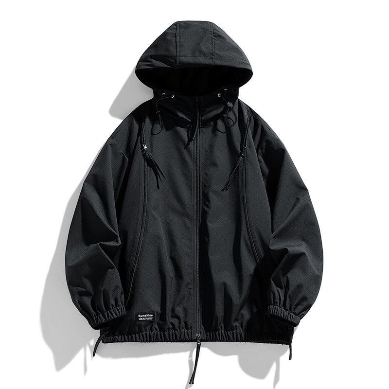 New trendy brand clothing, spring and autumn waterproof outdoor jacket, zipper style Hong Kong style casual jacket for men eprolo