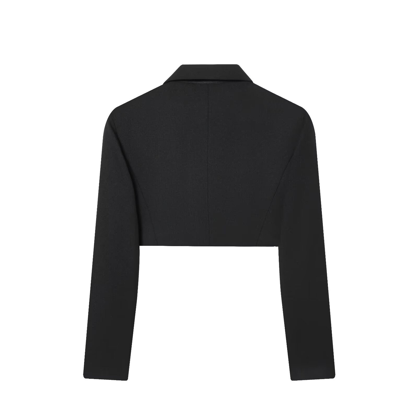 Retro Short Waist Jacket+Pants Set