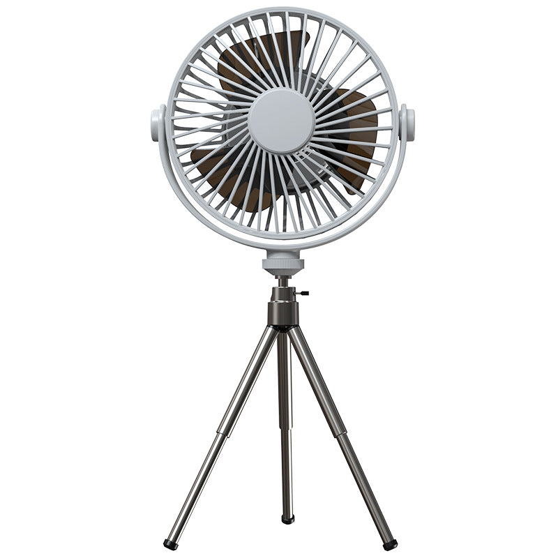 New Multi-Function Tripod Outdoor Camping Lighting Fan Intelligent Remote Control Timing Can Hang Small Fans eprolo